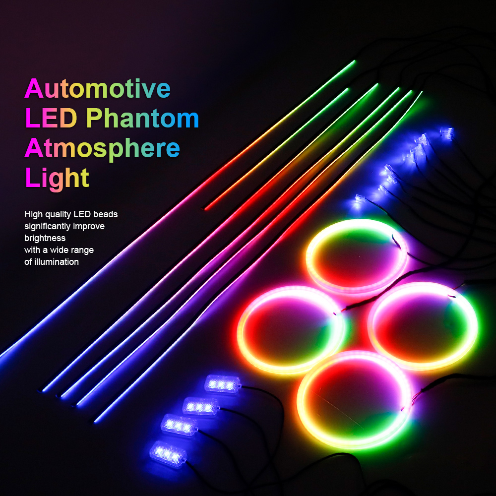 Автомобильная светодиодная лен – обзор и цена Led Ambient Interior Car Lights App Control