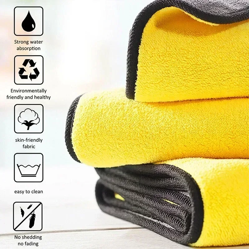 Салфетки из микрофибры для мой – обзор и цена Microfiber Car Drying Towel Super Absorbent