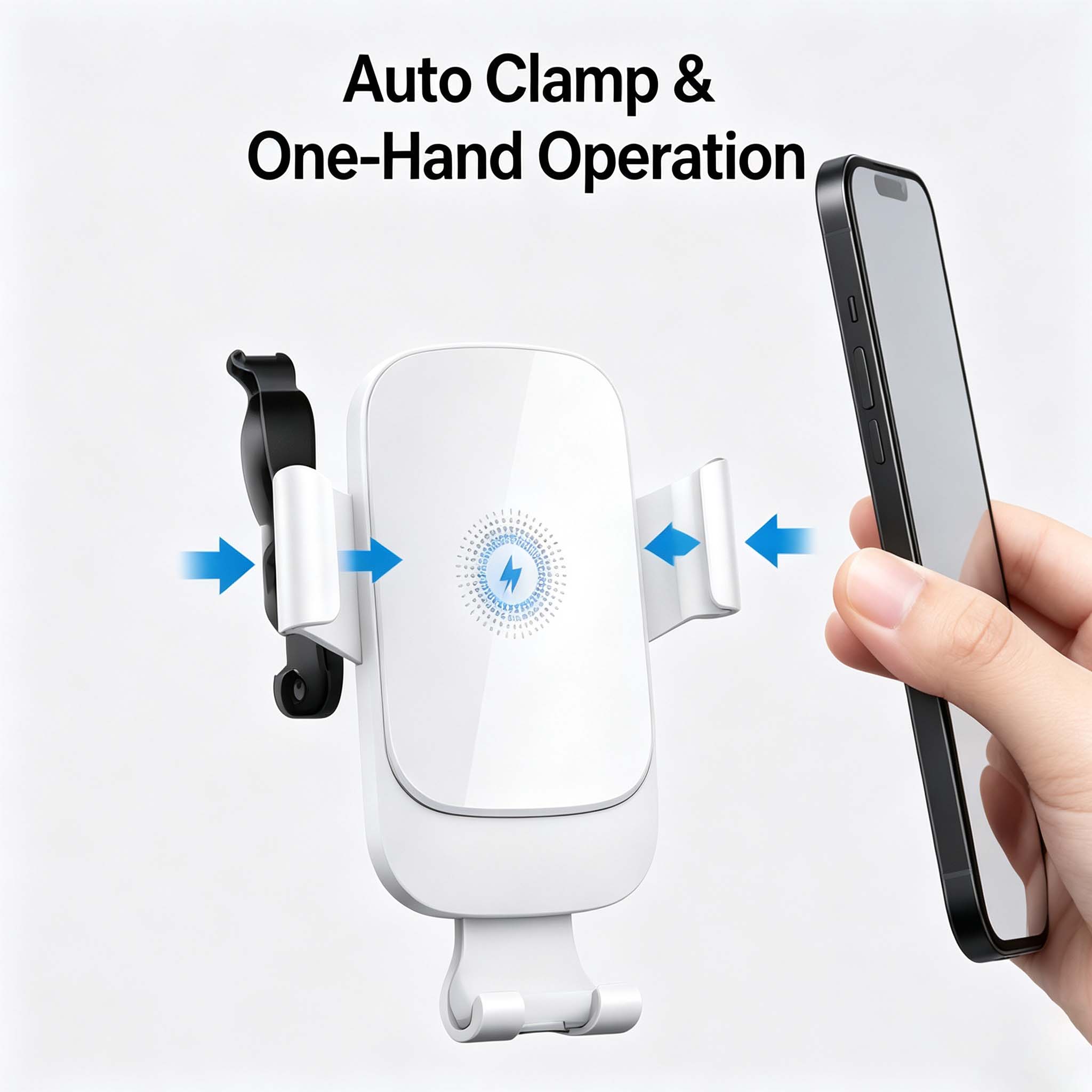 Беспроводное автомобильное зар – обзор и цена Wireless Car Charger Mount Fast Charging
