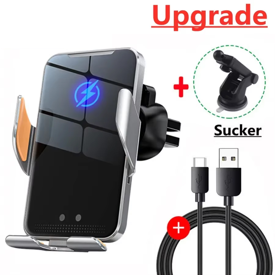 Автомобильное беспроводное зар – обзор и цена Wireless Car Charger Mount Fast Charging