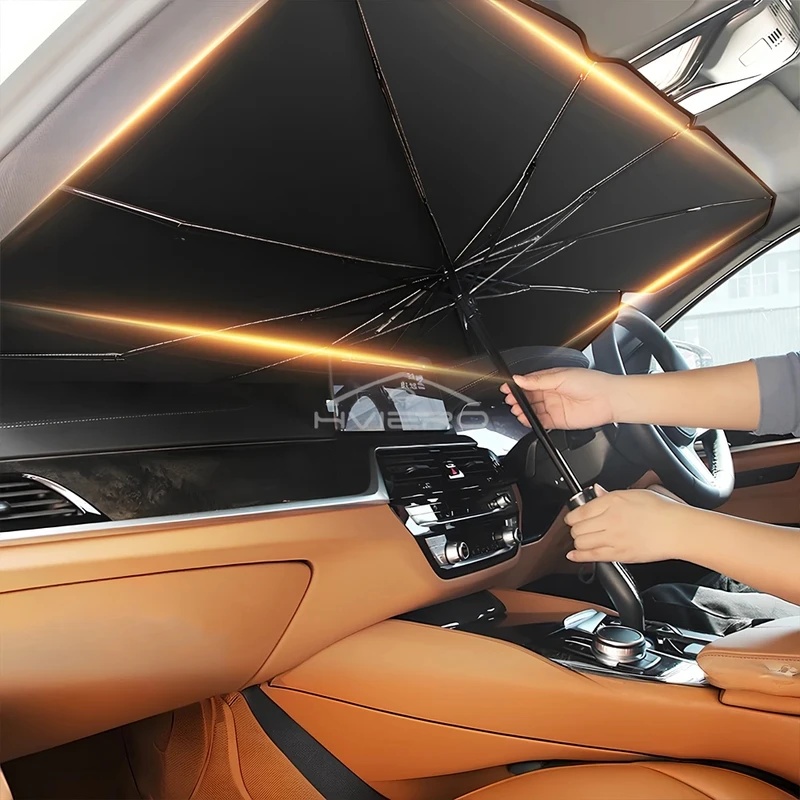 Небольшие подарки для рождеств – обзор и цена Car Sunshade Windshield Umbrella Foldable