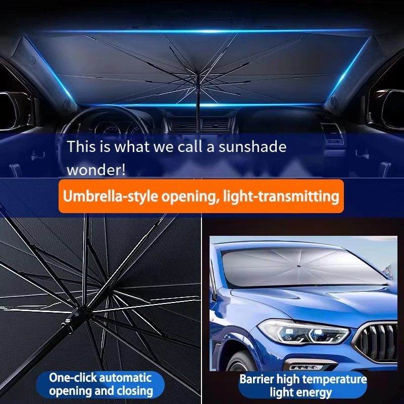 Небольшие подарки для рождеств – обзор и цена Car Sunshade Windshield Umbrella Foldable