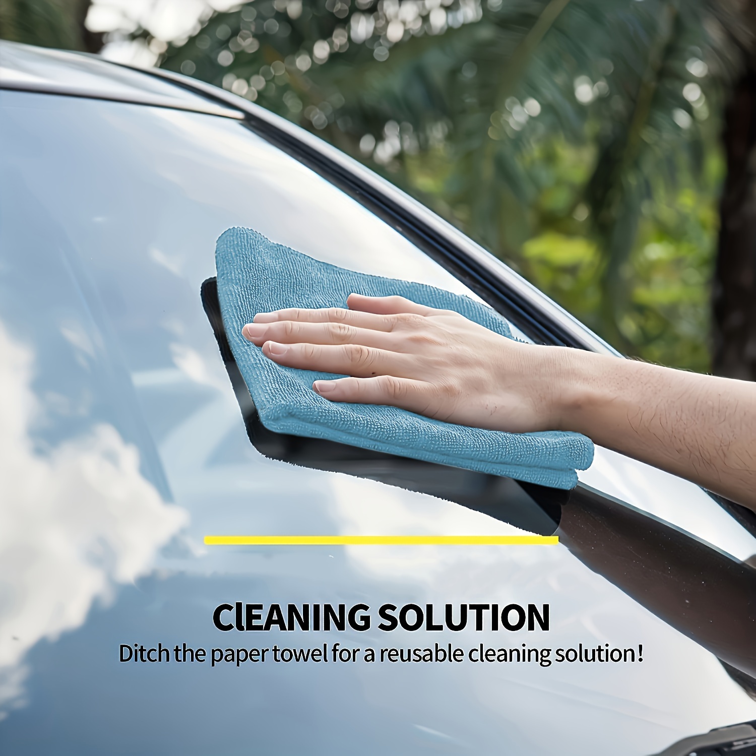 1-50 шт. светло-голубых микроф – обзор и цена Microfiber Car Drying Towel Super Absorbent
